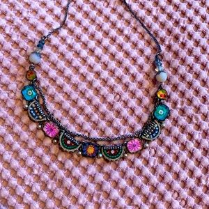 Gorgeous beaded silver necklace by Ayala Bar